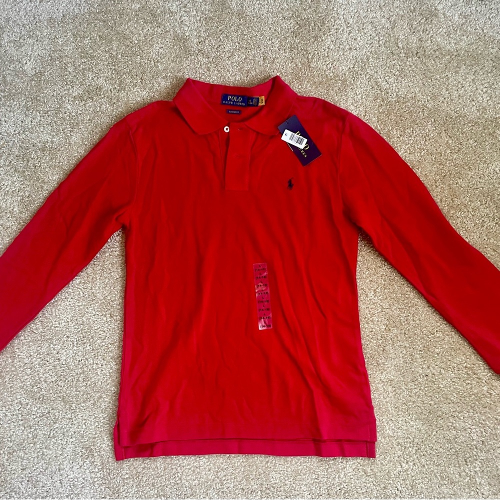 Ralph Lauren Classic Red Polo Shirt